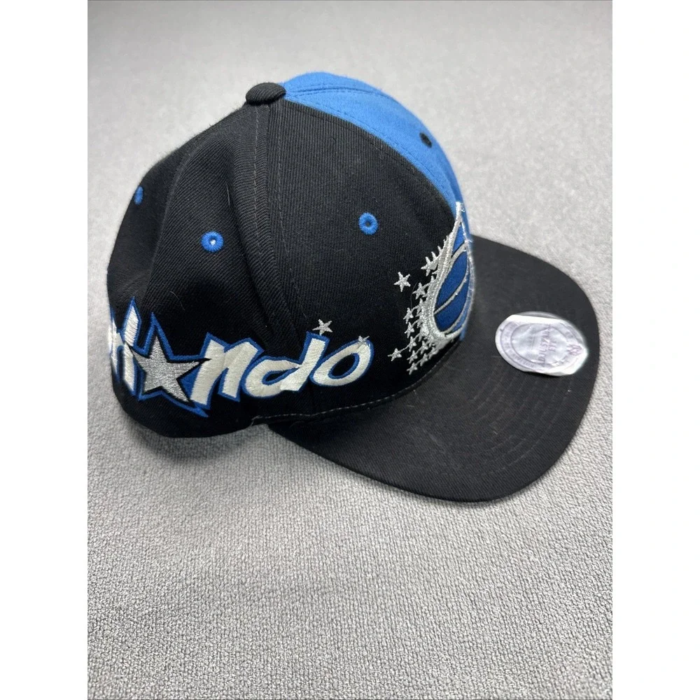 Orlando Magic Snap Back Hat CAP NBA Basketball Black Stars Mitchell Ness Mens